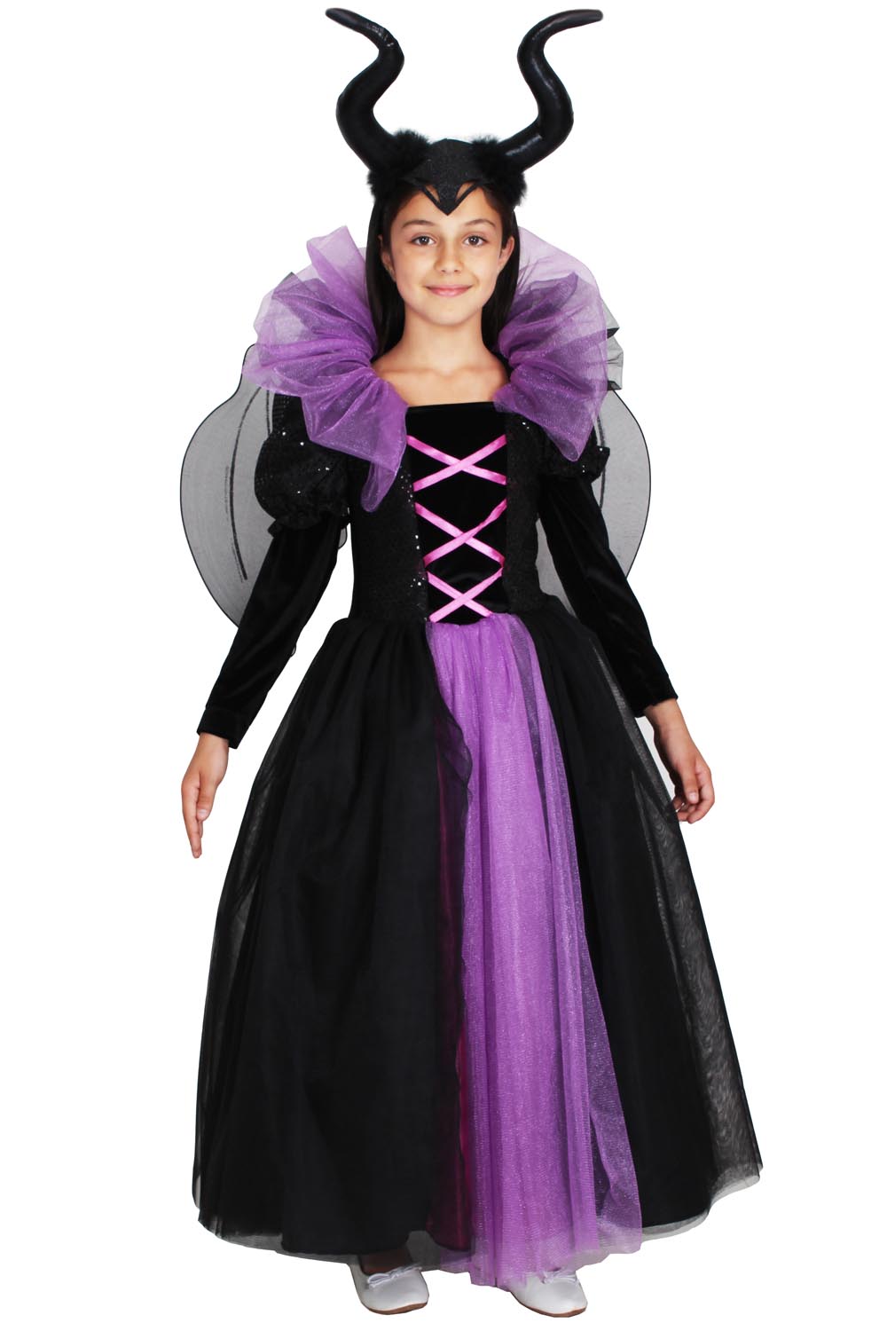 Costume Nero Da Strega Per Bambina Su VegaooParty, Negozio Di Articoli Per Feste