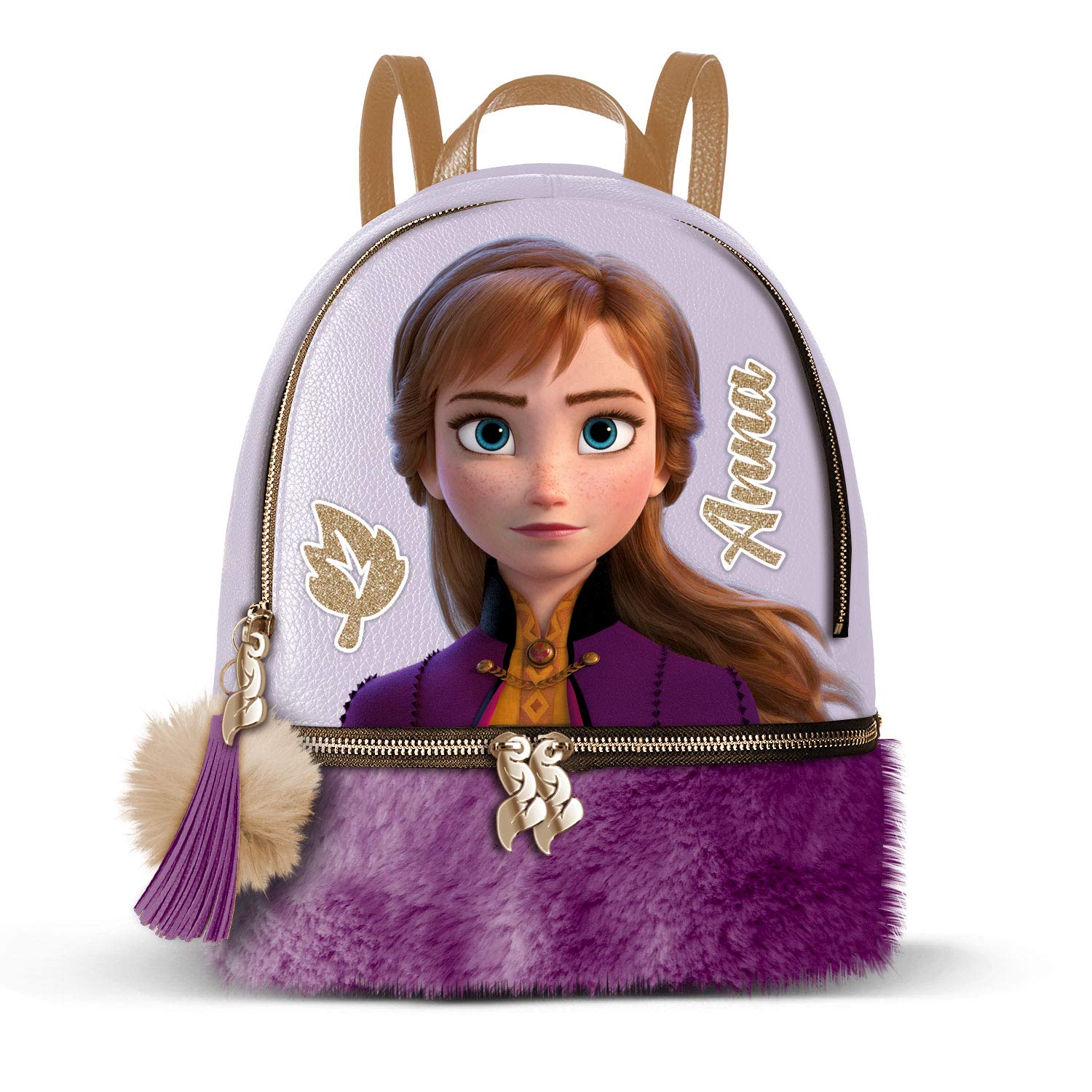 37407 - Borse Bimba / ragazzina - the cartoon world - BORSA ZAINO Zainetto  - DISNEY FROZEN DUE - ANNA