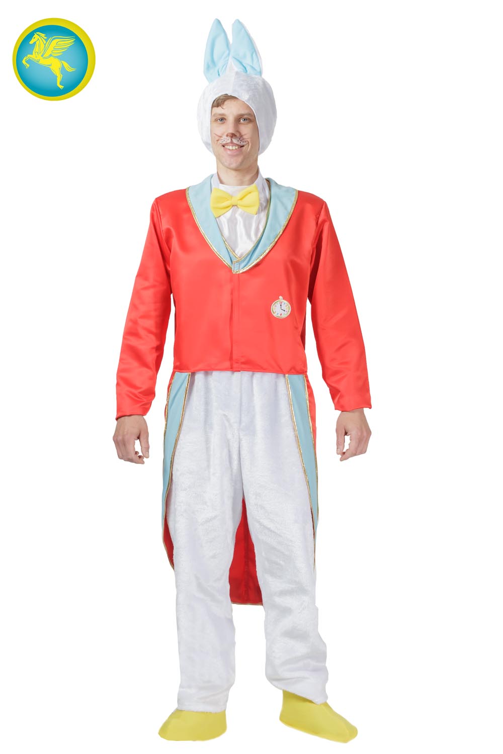 Bianconiglio Vestito Costume Carnevale Bianconiglio Costume Di