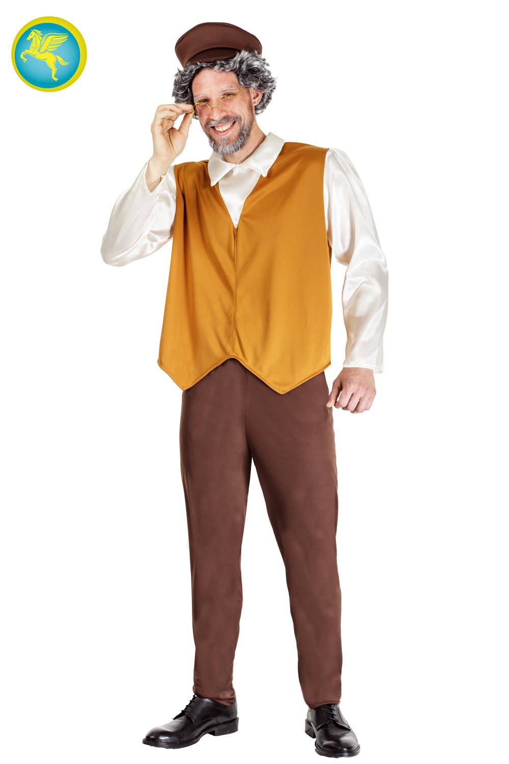 8557-A-1 - Carnevale Adulti - the cartoon world - VESTITO COSTUME Maschera  di CARNEVALE - Adulti Mastro geppetto