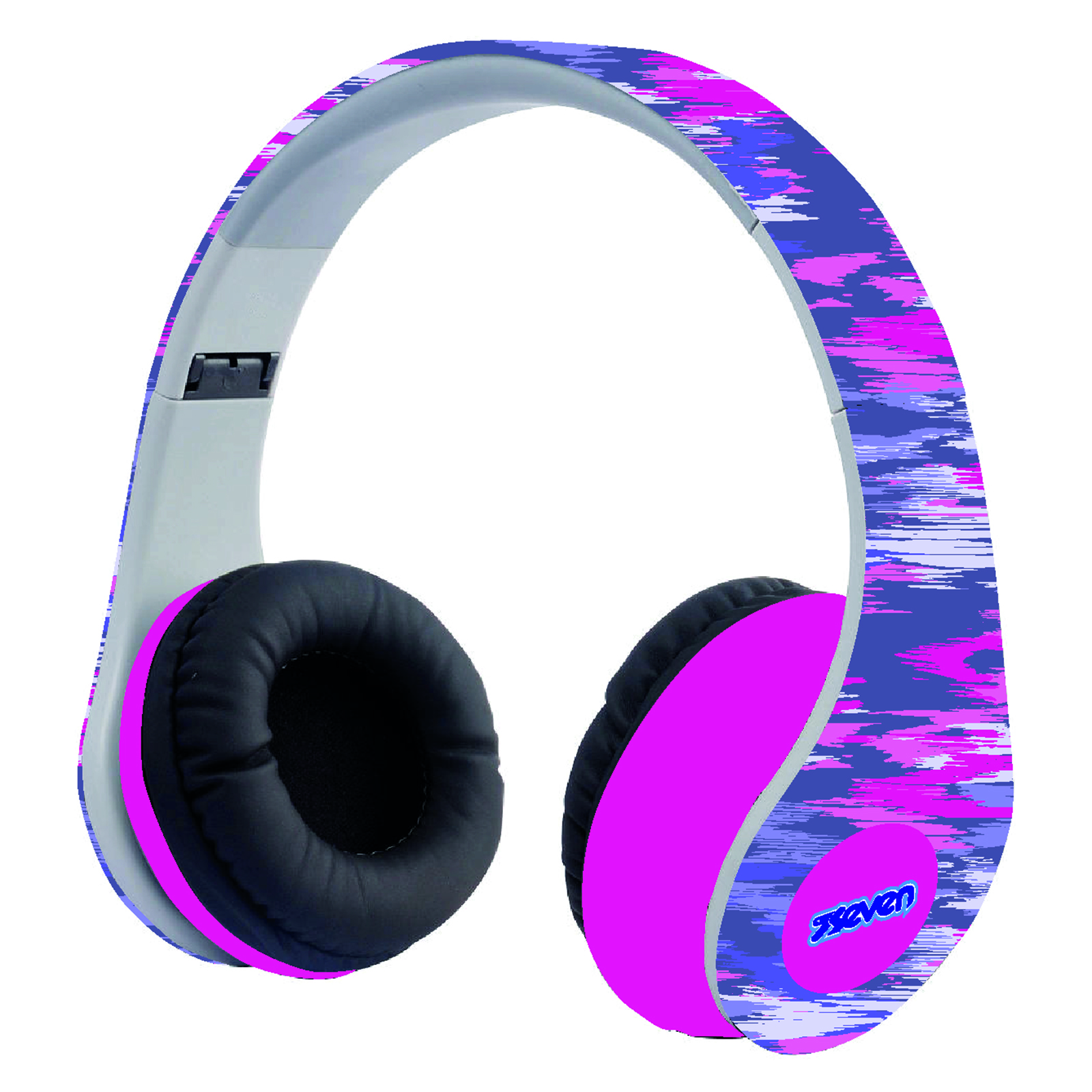 901002108000a - GIOCATTOLI - the cartoon world - CUFFIE WIRELESS SEVEN CON  MICROFONO Viola