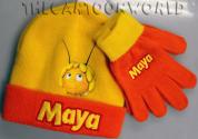 Tolles Set MÃTZE und HANDSCHUHE - DISNEY - BIENE MAIA
