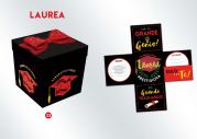 Skatush Explosion Box - Scatola Auguri / Regalo con Coperchio - LAUREA