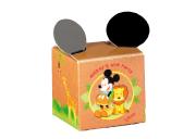 10 BOMBONIERE ASTUCCIO Scatolina porta Confetti Cubo DISNEY TOPOLINO SAVANA
