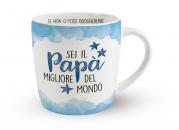 Tazza in ceramica con scatola - SEI IL PAPA' MIGLIORE DEL MONDO
