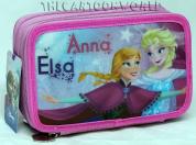 CASO de la ESCUELA de 45 piezas - 3 BISAGRAS de DISNEY FROZEN - ELSA y ANNA Frozen