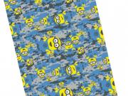LINEN PLAID FLEECE BLANKET DISNEY MINIONS MINION Despicable ME 100x150 cm
