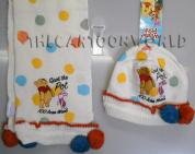 MÃTZE und SCHAL DISNEY WINNIE THE POOH und FERKEL
