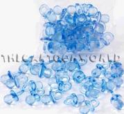 Favores de la boda, Nacimiento, Bautismo CHUPETE luz azul de plÃ¡stico Set de 24 piezas - 2 cm