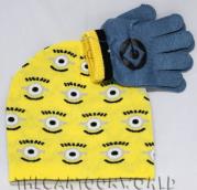 Tolles Set MÃTZE und HANDSCHUHE, DISNEY - Despicable ME CATTIVISSIMO ME MINIONS