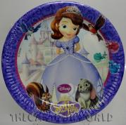 DECORACIONES de la Fiesta de CumpleaÃ±os de Placas de DISNEY PRINCESA SOFÃA - 23 cm