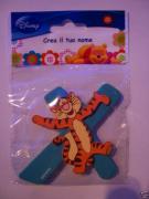Letters in Wood Adhesive DISNEY WINNIE THE POOH - X