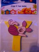 Letters in Wood Adhesive DISNEY WINNIE THE POOH - Y