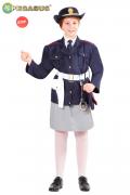 VESTITO COSTUME Maschera di CARNEVALE bambina - POLIZIOTTA