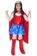 DRESS COSTUME CARNIVAL Mask girl - WONDER WOMAN