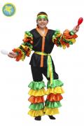 VESTITO COSTUME Maschera di CARNEVALE bambino - BRASILIANO