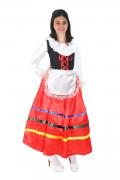 DRESS COSTUME CARNIVAL Mask girl - TARANTELLA LONG