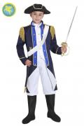 VESTITO COSTUME Maschera di CARNEVALE bambino - SOLDATO AMERICANO - 10/11 anni