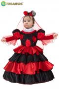 Costume Di Carnevale Baby Da Piccola Spagnola Lusso