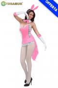 Costume Di Carnevale  Da Coniglietta Rosa