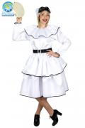 Costume Di Carnevale Adulto Da Pulcinella Donna