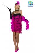 Costume Di Carnevale Adulto Da Charleston Fucsia