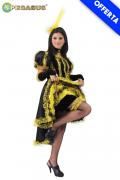 Costume Di Carnevale Bambino/a Da Can Can Giallo