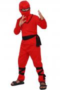 Costume Di Carnevale Smart Price Da Ninja Rosso