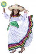 Costume Di Carnevale Bambino/a Da Messicana Ragazza