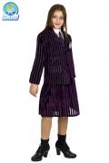 Costume Di Halloween Da School Girl Lusso Viola