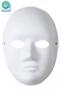 Maschera Bianca Decorata Da Donna Accessorio Di Carnevale