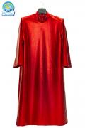 Tunica Metallizzata Rosso Accessorio Di Carnevale