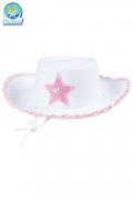 Cappello Cow Girl Glamour Accessorio Di Carnevale