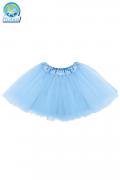 Gonna Tulle Adulto Celeste Accessorio Di Carnevale