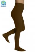 Calze Collant Tinta Unita Bambina Marrone Accessorio Di Carnevale