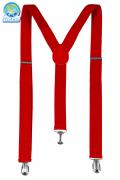Bretelle Rosse Accessorio Di Carnevale