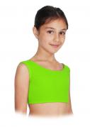 Top Danza Lycra Verde Bambina