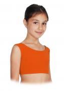 Top Danza Lycra Arancione Bambina