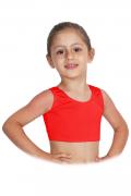 Top Danza Lycra Rosso Baby