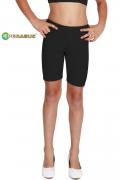 Pantaloncino Danza Lycra Nero Bambina