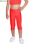 Leggins In Lycra Tre Quarti Rosso