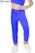 Leggins Danza Lycra Blu Baby