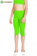 Leggins In Lycra Tre Quarti Verde