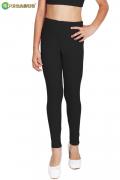 Leggins Danza In Lycra Nero Bambina