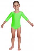 Body In Lycra Manica Tre Quarti Verde