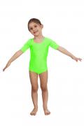 Body In Lycra Mezza Manica Verde