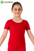 Maglietta Lycra Mezza Manica Rosso