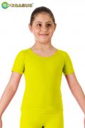 Maglietta Lycra Mezza Manica Giallo