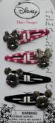 CABELLO FERMATRECCINE CLIP-on 4-pieza de DISNEY de MINNIE y MICKEY mouse