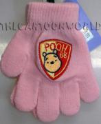 HANDSCHUHE, MAGISCHE BUNTE DISNEY WINNIE THE POOH - rosa